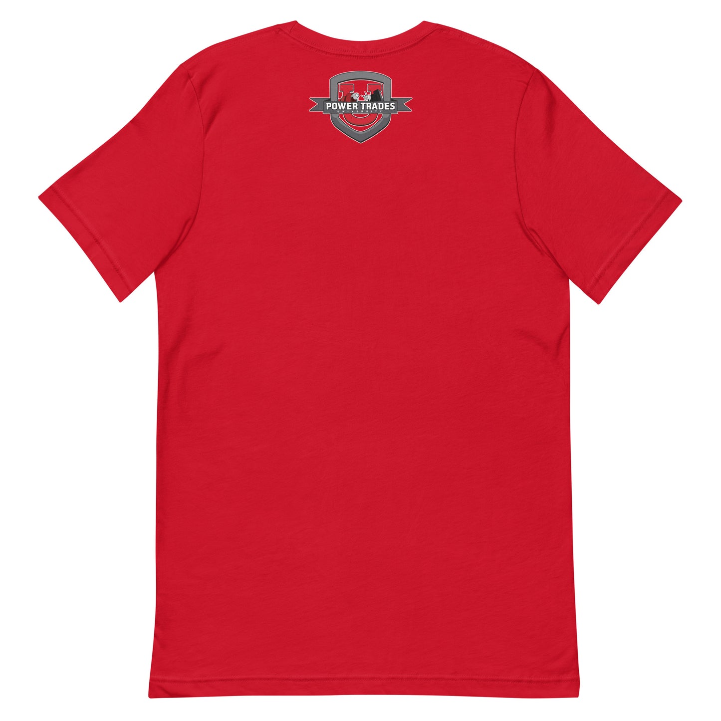 Unisex "You Never Go Broke" Red Version Short Sleeve T-shirt